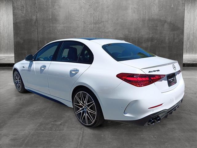 new 2024 Mercedes-Benz AMG C 43 car, priced at $76,940