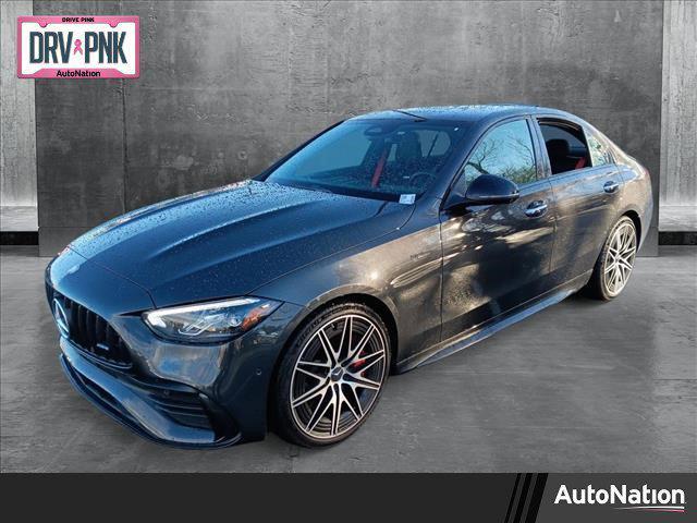 used 2024 Mercedes-Benz AMG C 43 car, priced at $58,997