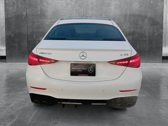 new 2025 Mercedes-Benz AMG C 43 car, priced at $70,555