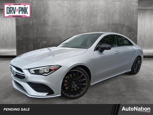 used 2021 Mercedes-Benz AMG CLA 35 car, priced at $39,521