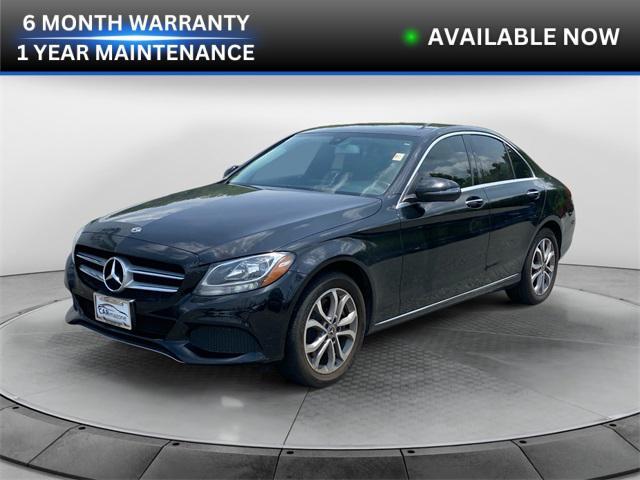 used 2018 Mercedes-Benz C-Class car, priced at $18,172