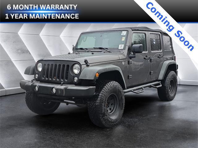 used 2017 Jeep Wrangler Unlimited car, priced at $19,972