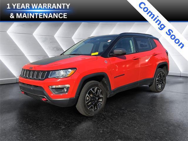 used 2021 Jeep Compass car, priced at $18,972