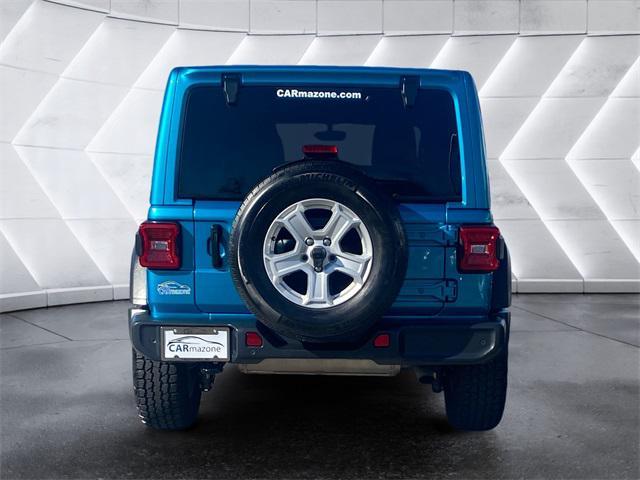 used 2020 Jeep Wrangler Unlimited car, priced at $24,972