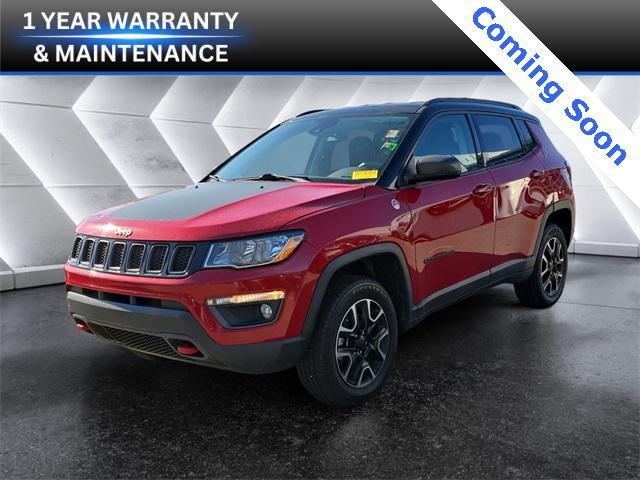 used 2021 Jeep Compass car, priced at $18,472