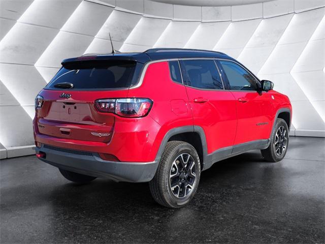 used 2021 Jeep Compass car, priced at $18,472