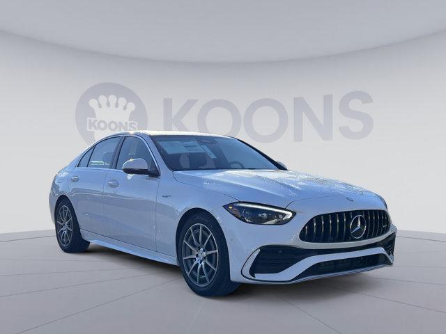 new 2025 Mercedes-Benz AMG C 43 car, priced at $68,920