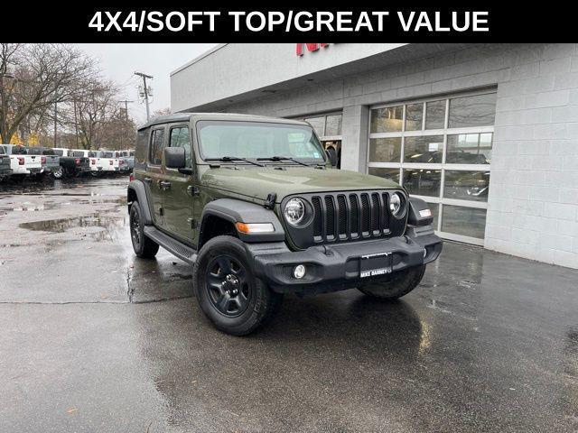 used 2022 Jeep Wrangler Unlimited car, priced at $27,932