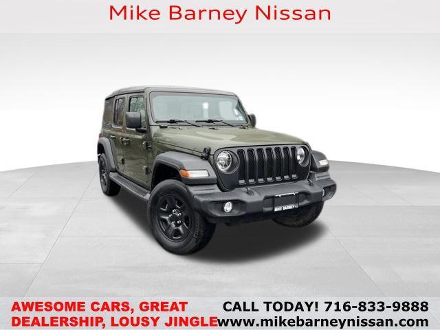 used 2022 Jeep Wrangler Unlimited car, priced at $29,932