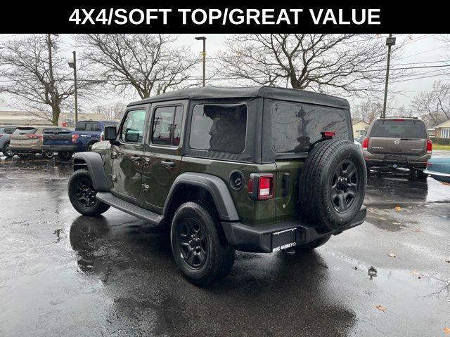 used 2022 Jeep Wrangler Unlimited car, priced at $27,732