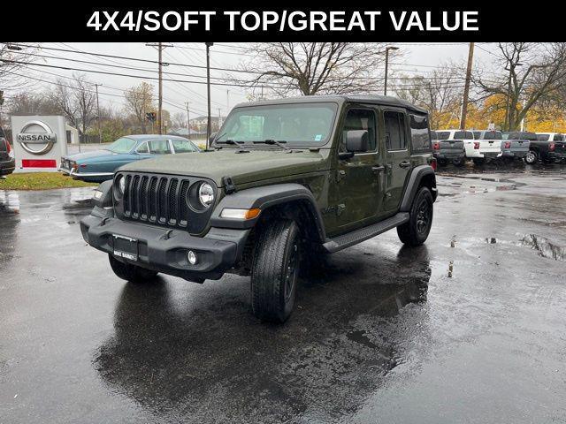 used 2022 Jeep Wrangler Unlimited car, priced at $27,732