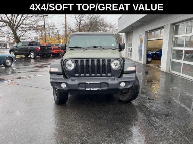 used 2022 Jeep Wrangler Unlimited car, priced at $27,732