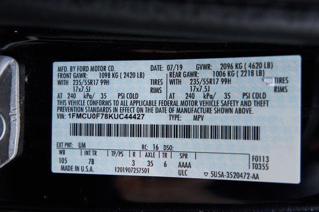 used 2019 Ford Escape car, priced at $8,995