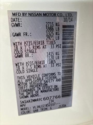 used 2015 Nissan Pathfinder car, priced at $8,995