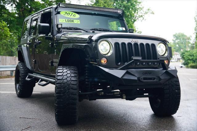 used 2016 Jeep Wrangler Unlimited car, priced at $13,995