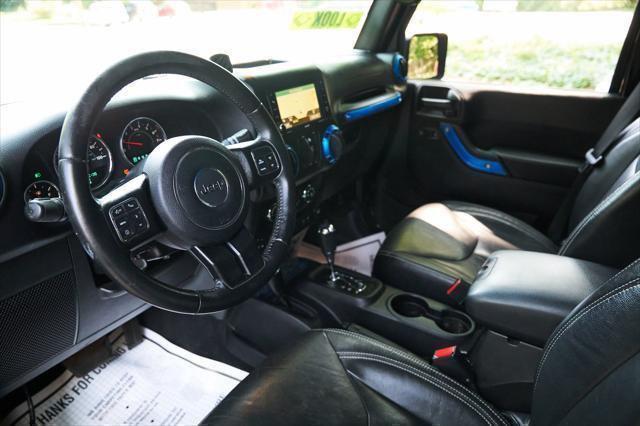 used 2016 Jeep Wrangler Unlimited car, priced at $13,495