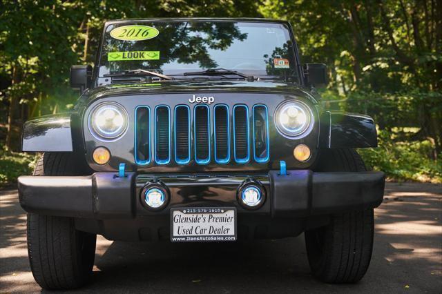 used 2016 Jeep Wrangler Unlimited car, priced at $13,495