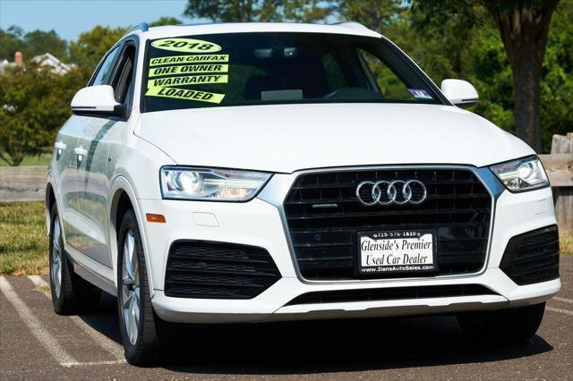 used 2018 Audi Q3 car, priced at $10,900