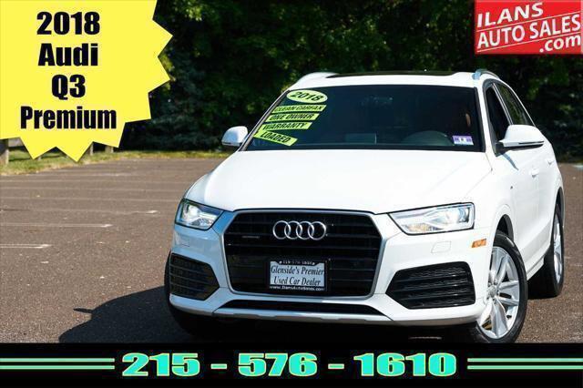 used 2018 Audi Q3 car, priced at $10,900