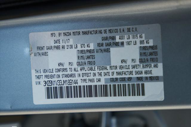 used 2018 Mazda Mazda3 car, priced at $11,995