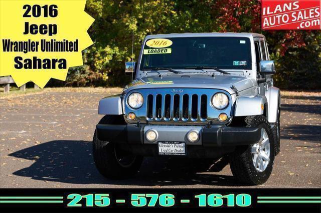 used 2016 Jeep Wrangler Unlimited car, priced at $13,995