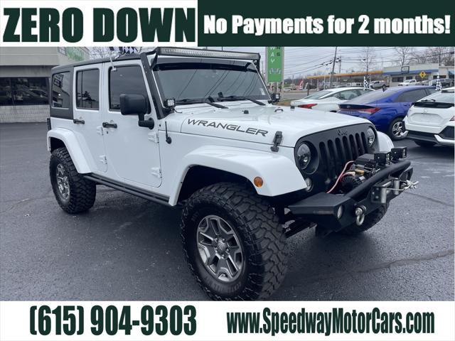 used 2016 Jeep Wrangler Unlimited car, priced at $17,595