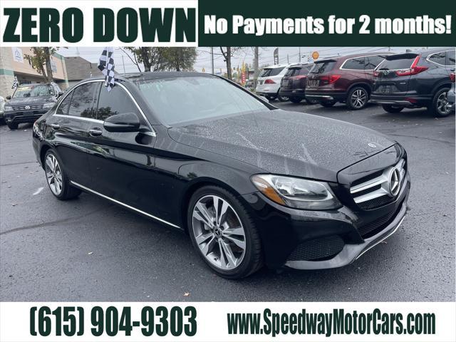 used 2018 Mercedes-Benz C-Class car, priced at $18,995