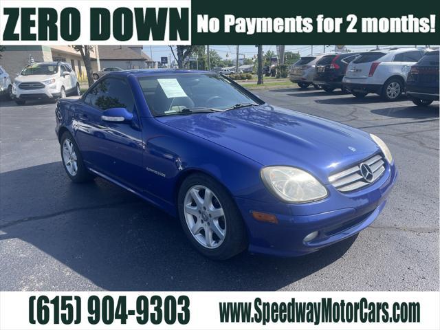 used 2002 Mercedes-Benz SLK-Class car, priced at $4,995