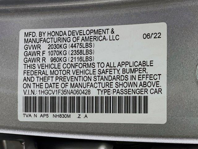 used 2022 Honda Accord car, priced at $26,997