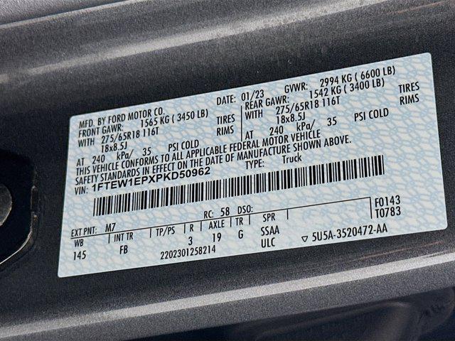 used 2023 Ford F-150 car, priced at $38,487