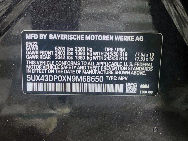 used 2022 BMW X3 car, priced at $30,487