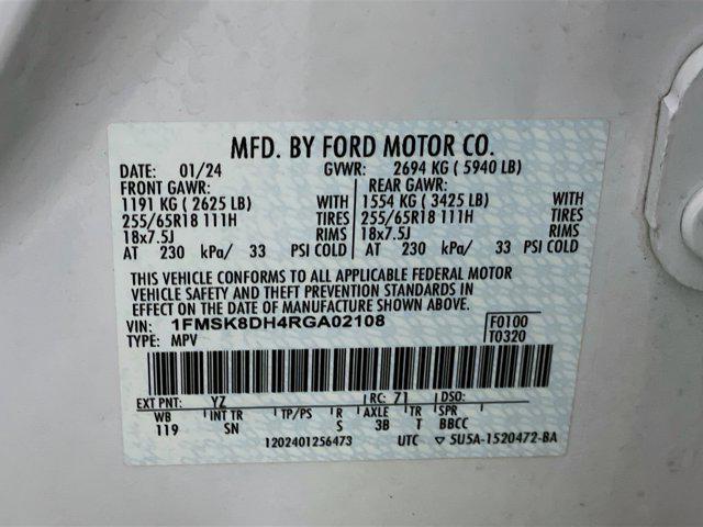 used 2024 Ford Explorer car, priced at $31,597