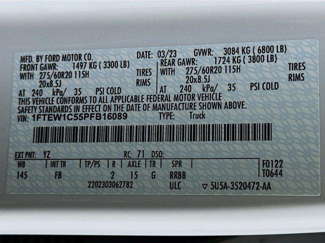 used 2023 Ford F-150 car, priced at $30,697