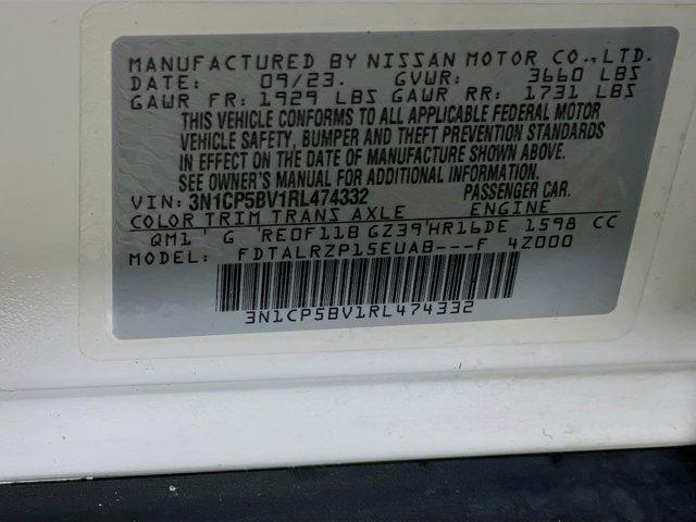 used 2024 Nissan Kicks car, priced at $15,997