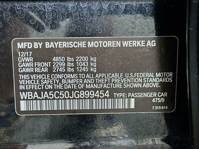 used 2018 BMW 530 car, priced at $14,987