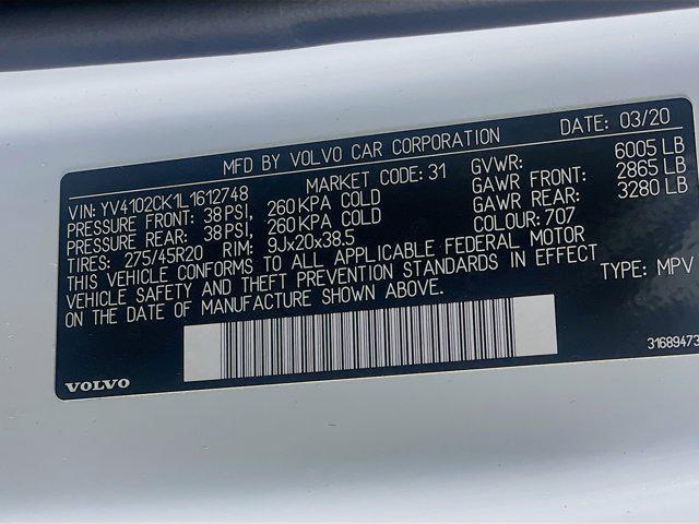 used 2020 Volvo XC90 car, priced at $24,197