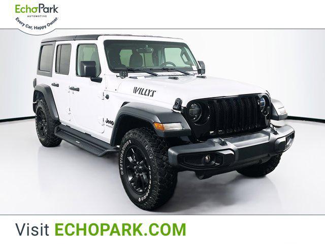 used 2021 Jeep Wrangler car, priced at $27,497