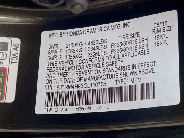 used 2016 Honda CR-V car, priced at $16,999