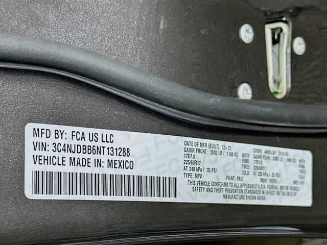 used 2022 Jeep Compass car, priced at $18,587