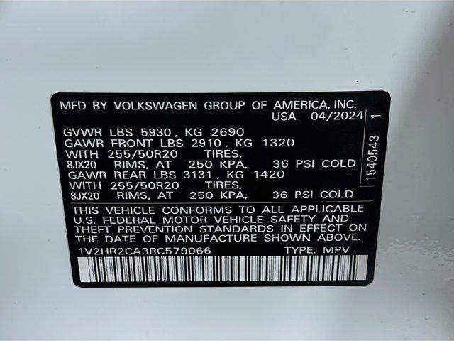 used 2024 Volkswagen Atlas car, priced at $30,797