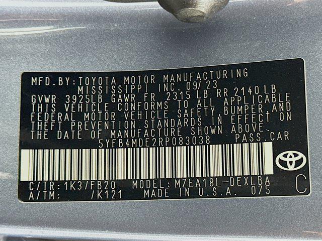 used 2024 Toyota Corolla car, priced at $18,387