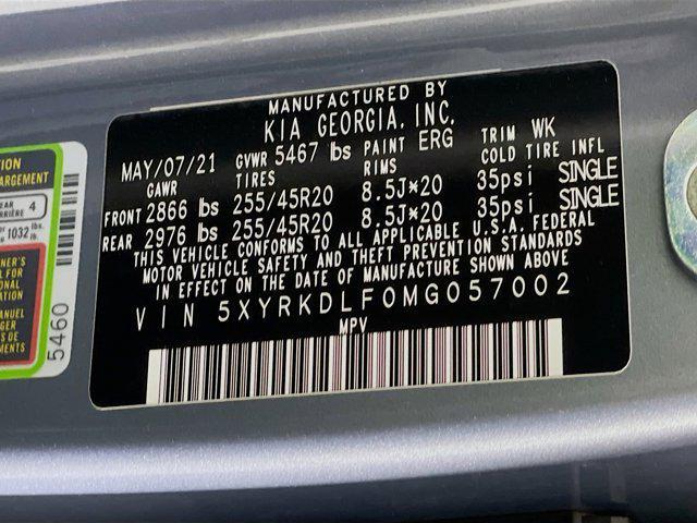 used 2021 Kia Sorento car, priced at $24,997