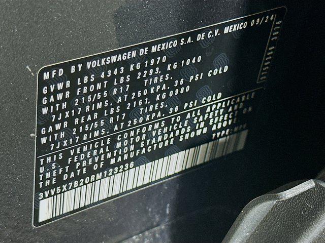 used 2024 Volkswagen Taos car, priced at $18,687