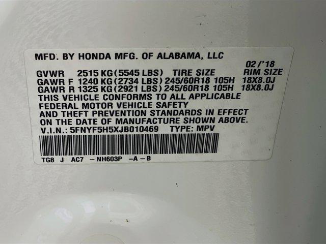 used 2018 Honda Pilot car, priced at $18,799