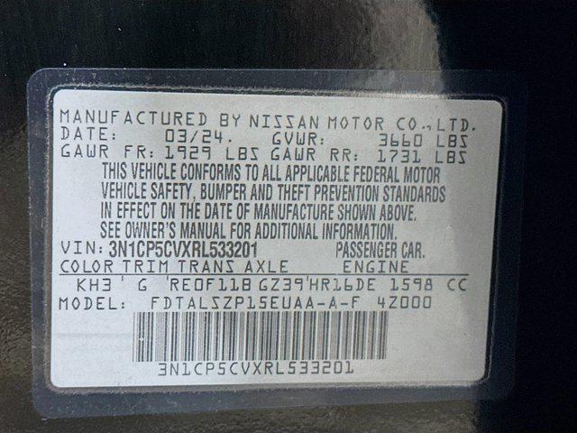 used 2024 Nissan Kicks car, priced at $16,297