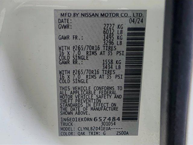 used 2024 Nissan Frontier car, priced at $31,997