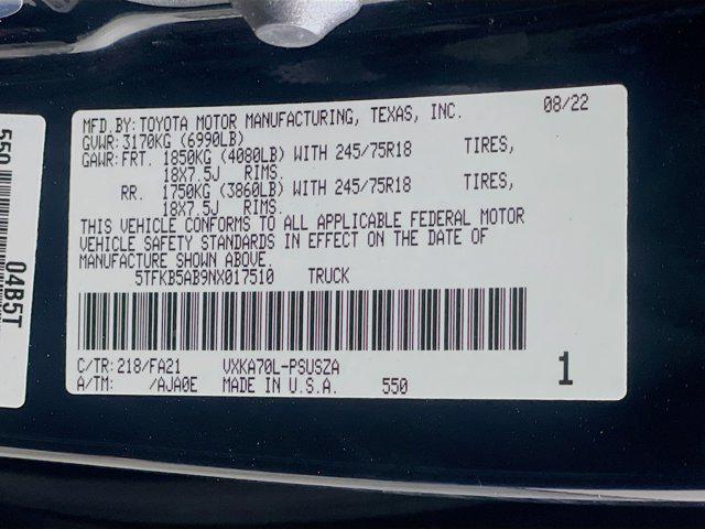used 2022 Toyota Tundra car, priced at $35,799