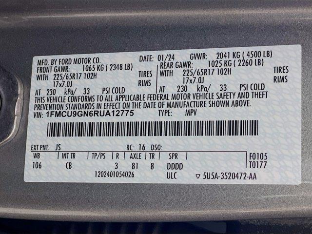 used 2024 Ford Escape car, priced at $20,497
