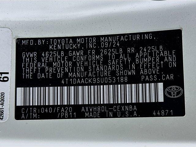 used 2025 Toyota Camry car, priced at $23,897