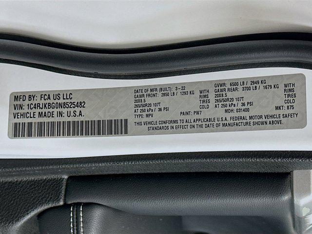 used 2022 Jeep Grand Cherokee L car, priced at $28,587